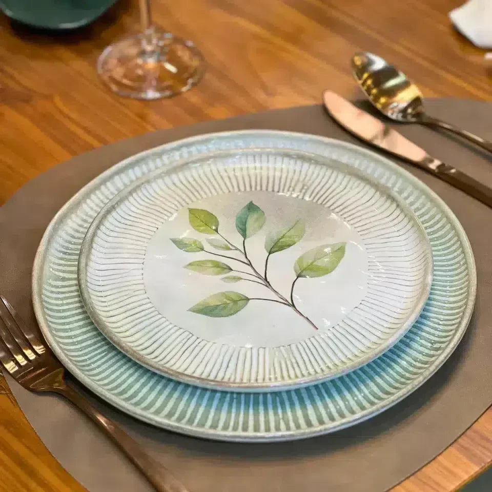 Aparelho de Jantar Stoneware Bio Evergreen 30 Peças - LANÇAMENTO